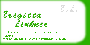 brigitta linkner business card